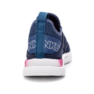 Tênis Klin New Sport Juvenil Menina Com Elástico 480.020-14354 Chumbo