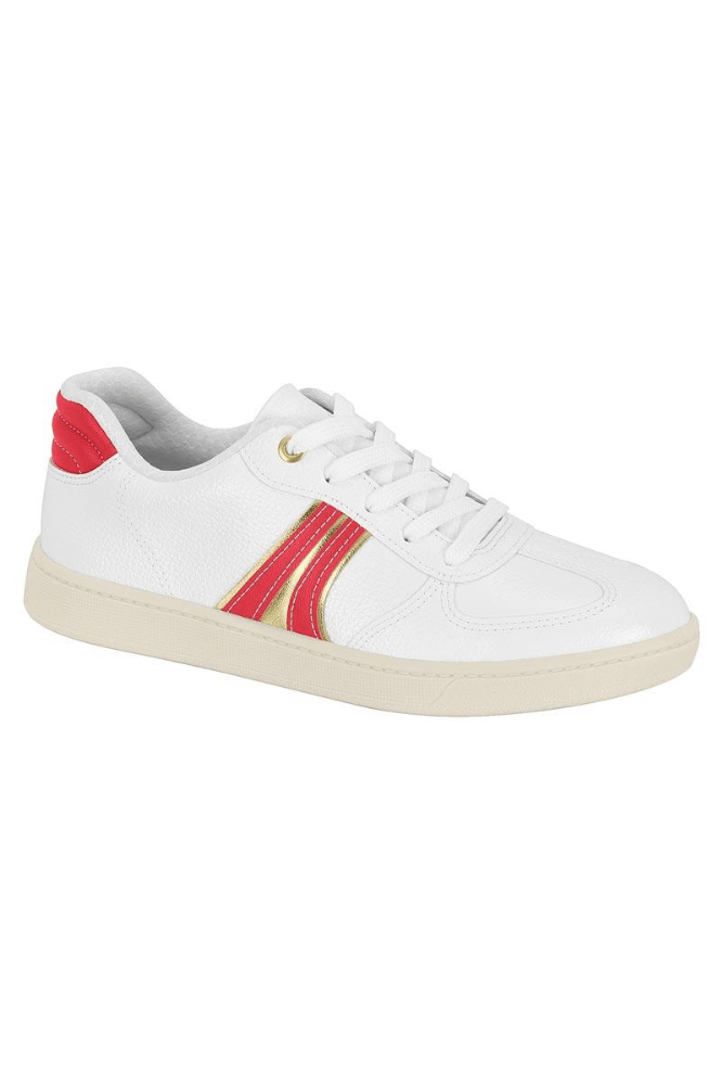 Tênis Beira Rio Casual Feminino Cadarço 4313.105 Vermelho