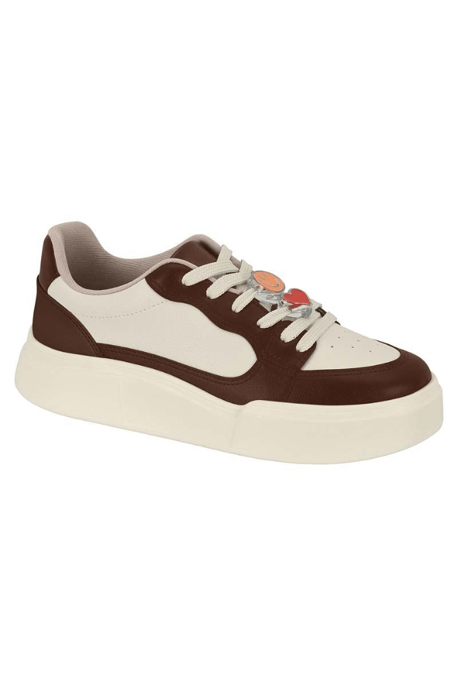 Tenis-Moleca-Casual-Feminino-Sneakers-5808.103-Marrom