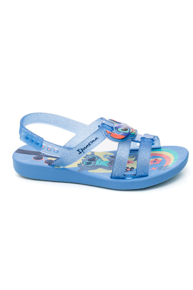 Sandália Ipanema Juvenil Menina Stitch Disney 27372-Bn970 Azul