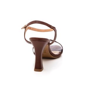 Sandália Chá De Mel Salto Taça Feminina 339.7125 Marrom