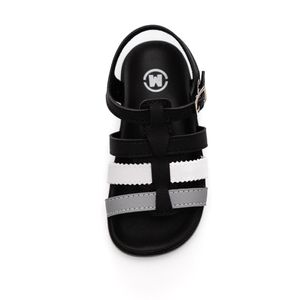 Sandália Molekinho Papete Infantil Menino 2636.205 Preto