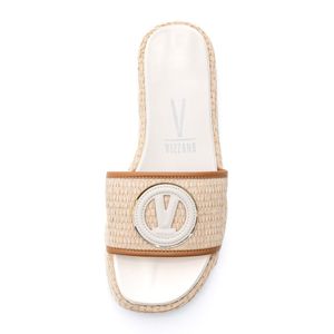 Chinelo Vizzano Slid Feminino Palha Trançada 6506.123 Off-White