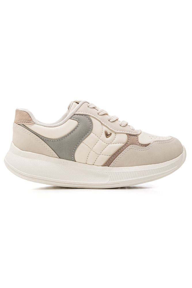 Tênis Mississipi Casual Feminino Evafit Mf602-04 Off-White