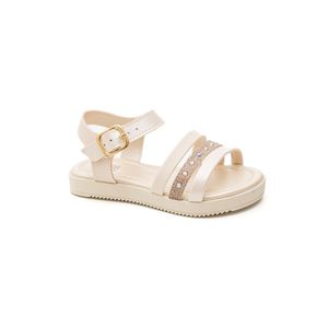 Sandália Klin Rasteira Infantil Menina Anatômica 421.055-1 Off-White