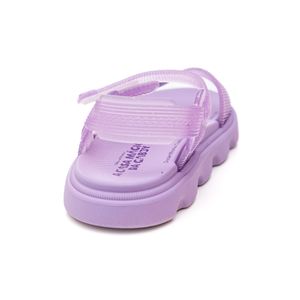 Sandália Grendene Bebê Menina Transparente Glitter 23368-Bt079 Lilas