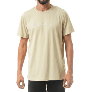 Camiseta Columbia Masculina Basic Ii Branded Shadow 321015 Bege