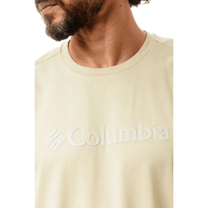 Camiseta Columbia Masculina Basic Ii Branded Shadow 321015 Bege