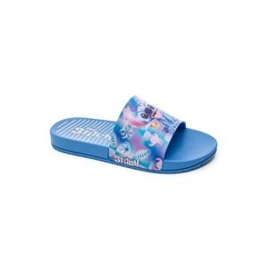 Chinelo Grendene Juvenil Menina Stitch Key Com Chaveiro 23406-Br403 Azul
