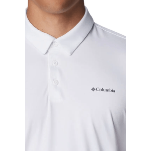 Camiseta Polo Columbia Masculina Tech Trail 1768701 Branco