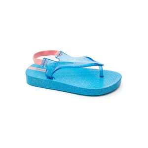 Chinelo Ipanema Bebe Menina Glitter 27182-Bq864 Azul