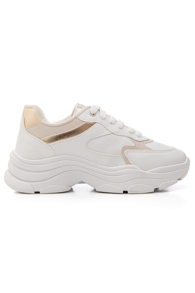Tênis Izalu Chunky Feminino Comfy 41007iz Branco