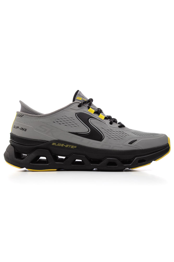 Tênis Skechers Glide Step Altus Masculino 232921-Gybk Cinza