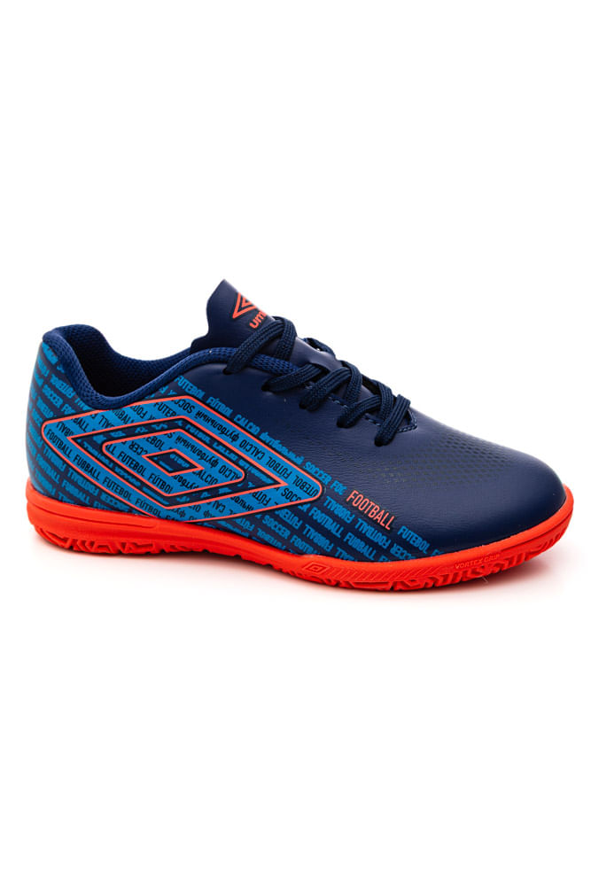 Chuteira Umbro Football Jr Juvenil Futsal U07fb00415-730 Azul