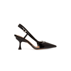 Sapato Santa Lolla Slingback Feminino Bico Fino 082f.4abf.0202 Preto