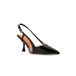 Sapato Santa Lolla Slingback Feminino Bico Fino 082f.4abf.0202 Preto