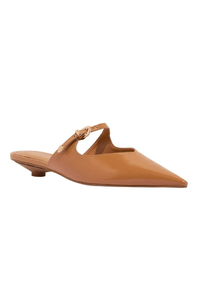 Sapato Santa Lolla Mule Feminino Verniz 0850.4c2e.0202 Caramelo