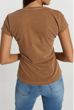 Blusa-Cha-De-Mel-T-Shirt-Feminina-Algodao-12446-Marrom