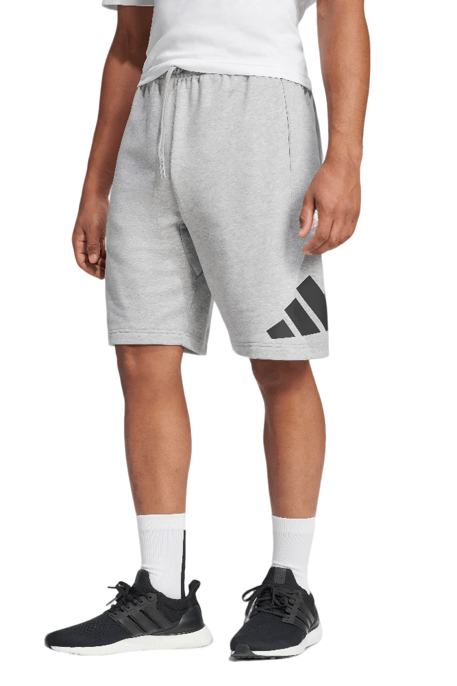 Bermuda Adidas Moletinho Essentials Big Logo Masculina Je8957 Cinza