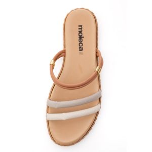 Chinelo Moleca Rasteira Feminino Com Tira Dupla 5452.130.29124 Multicolorido