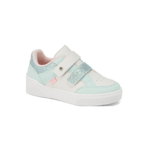 Tênis Klin Casual Sky Infantil Menina Velcro 317.047-15820 Branco