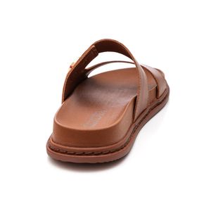 Chinelo Dakota Papete Feminino Flatform Y9463-04 Caramelo