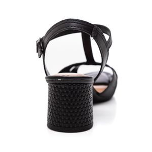 Sandália Dakota Salto Bloco Feminina Detalhes Texturizados D0931-04 Preto