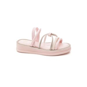 Sandália Sua Cia Mini Rasteira Juvenil Menino Strass 9190-521 Rosa