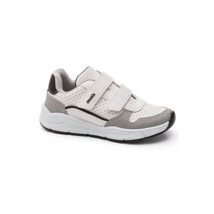 Tênis Camin Casual Infantil Menino Com Velcro 4150-629 Branco