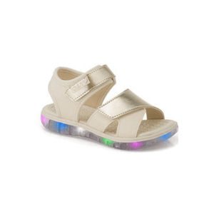 Sandália Klin Papete De Luz Infantil Com Led 229.021-8466 Off-White