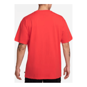 Camiseta Nike Sb Masculina Em Algodão Cv7539-696 Vermelho