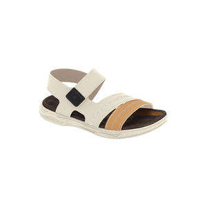 Sandália Molekinho Juvenil Menino Em Velcro 2402.849 Off-White