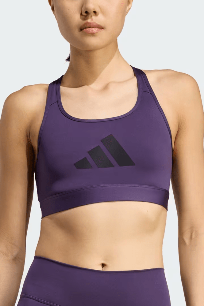 Top Estampado Powerreact Big Logo Adidas Jx4731 Roxo