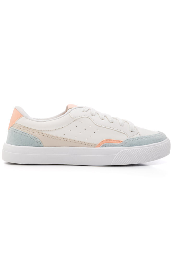 Tênis Chá De Mel Casual Feminino Sola Caixa Xpan21 Branco