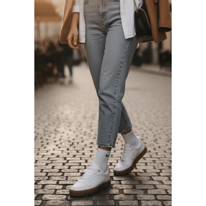 Tênis Sua Cia Casual Feminino Solado Alto Street 8361.156 Branco