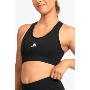 Top Adidas Treino Básico Suporte Médio Jc6547 Preto