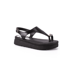 Sandália Mississipi Flatform Feminina Superleve Mf483-01 Preto