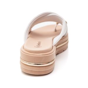 Chinelo Bebecê Flatform Feminino Tiras Cruzadas T2230-416new Branco