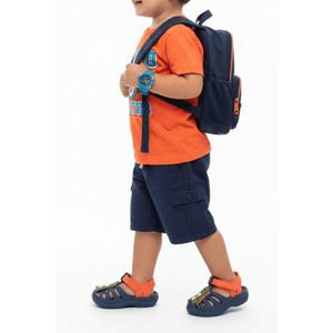 Sandália Lue Lua Babuche Infantil Menino Dino 129522-457 Marinho