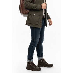 Bota Sport Fire Coturno Masculina Cano Curto Zíper 0101api Marrom