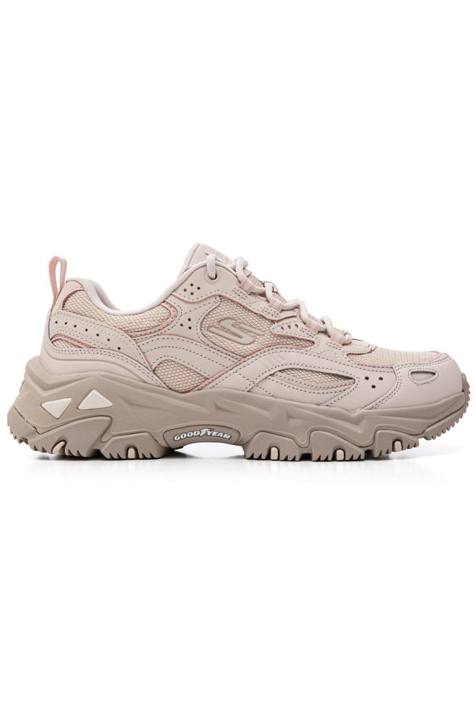 Tênis Skechers Adventure Feminino 180134-Pkmt Bege