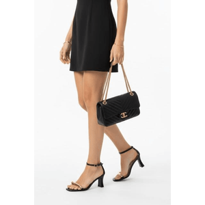 Sandália Chá De Mel Salto Bloco Feminina 8446-90944 Preto