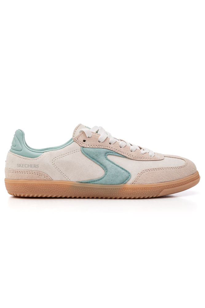 Tênis Skechers Hotshot Feminino Camurça 185234-Ntaq Off-White