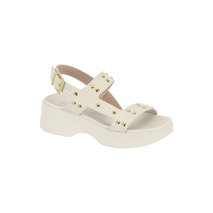 Sandália Moleca Plataforma Feminina Fivela 5503.113.9569 Off-White