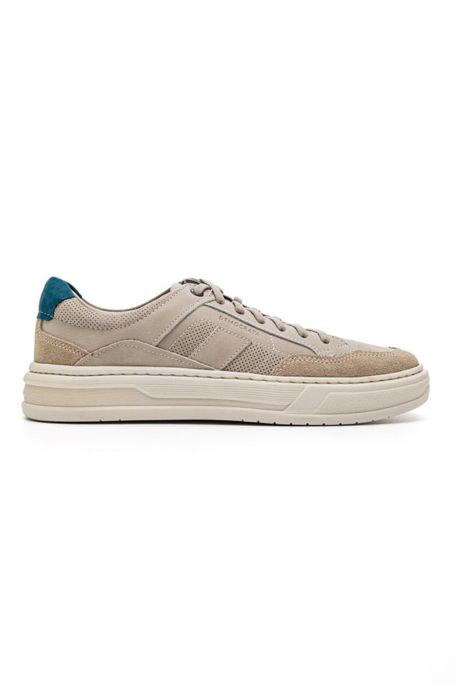 Tênis Masculino Casual Denim Wide Cinza - Pittol