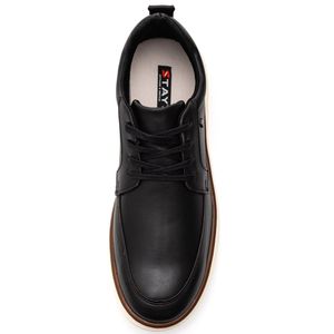 Sapato Stay Social Masculino Confortável 12.006 Preto