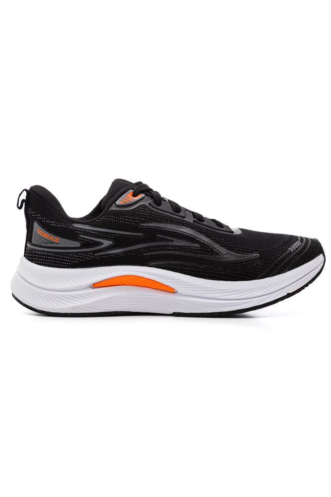 【9453 Tênis Vorax Caminhada Masculino Sport 130bf90m Preto