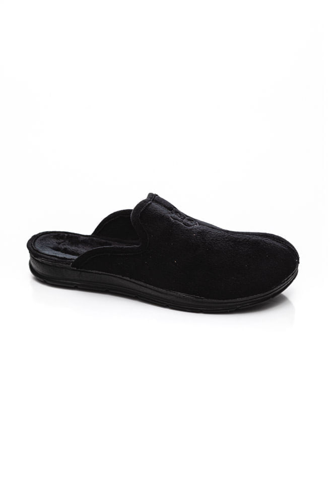 Pantufa Pegada Chinelo Masculino Slip Atoalhada 166001-03  Preto