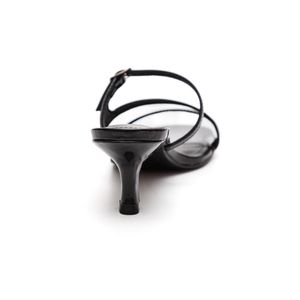 Tamanco Via Marte Salto Médio Feminino Fivela 103-001-01 Preto