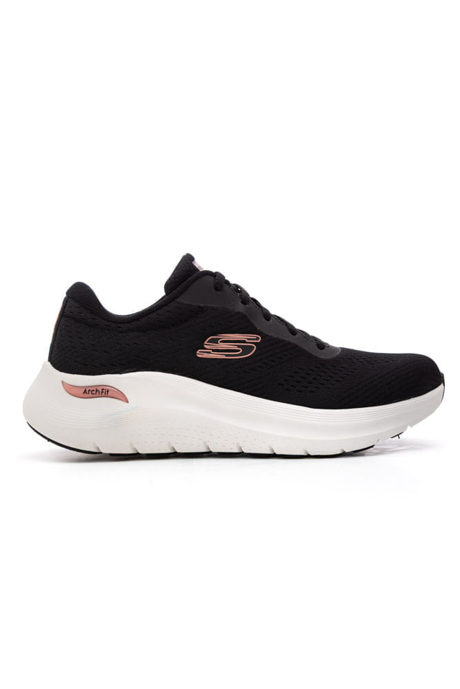 Tênis Skechers Arch Fit Feminino 150051br-Bkrg Preto
